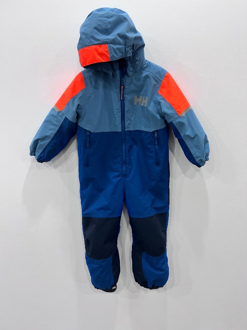 Helly Hansen Rider 2.0 Kids Snowsuit 104/4 Blue Orange Waterproof Ski Suit